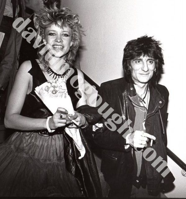 Ron Wood and wife, Josephine. 1983, NY.jpg